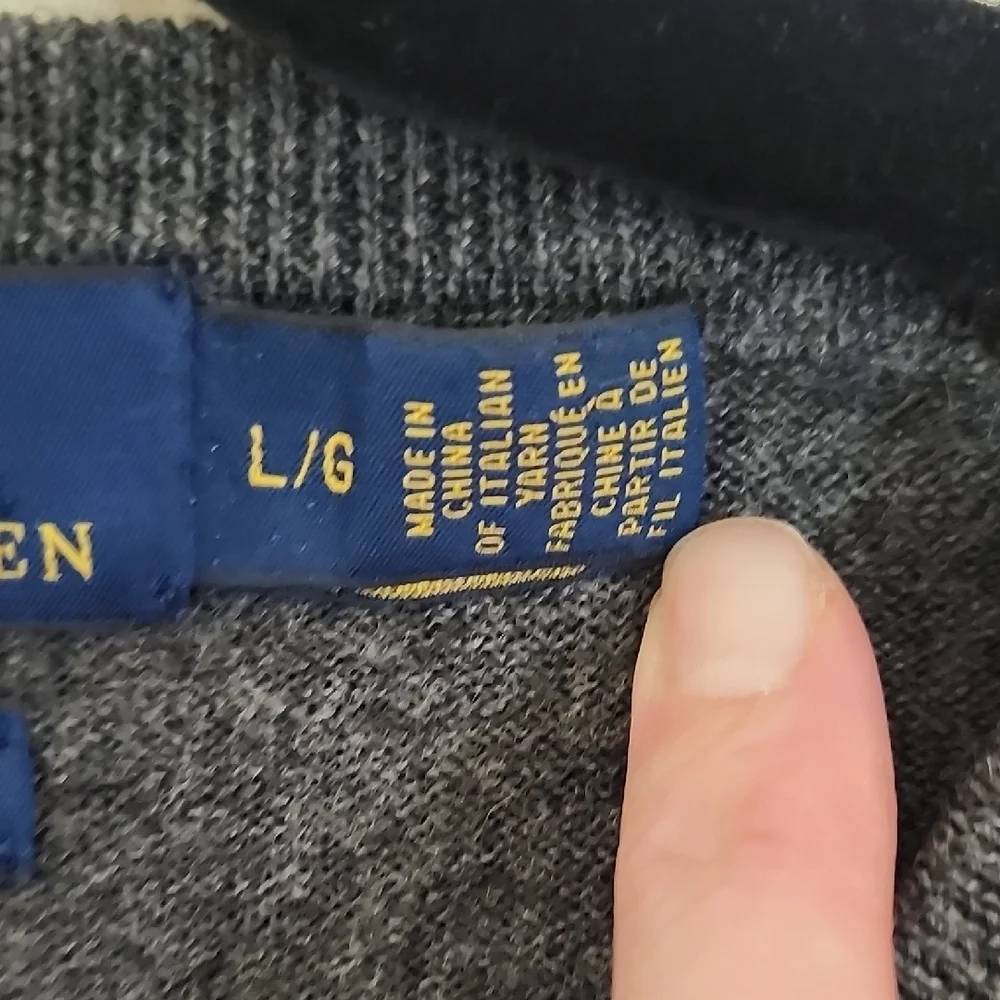 Polo by Ralph Lauren Men's Gray Sweater
